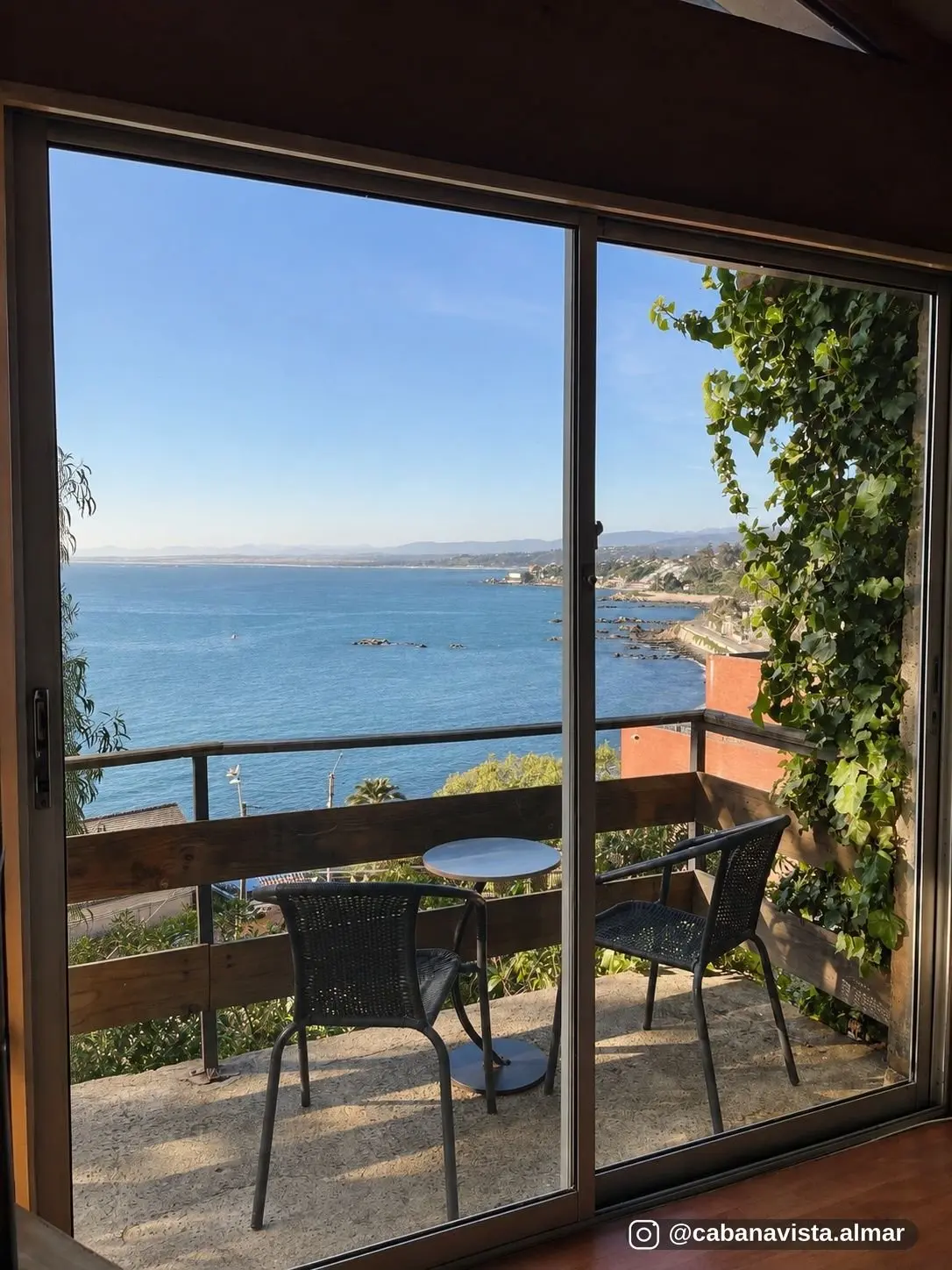 Cabaña con vista al mar en Concón